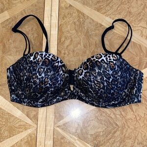 Victoria’s Secret Very Sexy Multi-Way Animal Print Bra 32C